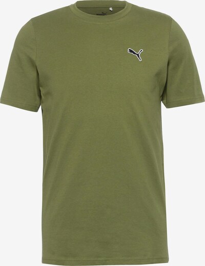 PUMA Functioneel shirt 'Better Essentials' in de kleur Olijfgroen / Zwart / Wit, Productweergave