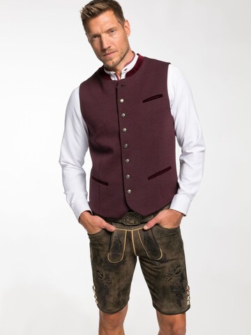 Gilet folklorique 'Eggert' SPIETH & WENSKY en gris : devant