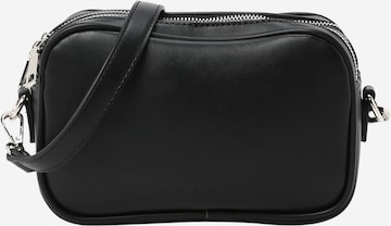 Seidenfelt Manufaktur - Bolso de hombro 'Hede' en negro: frente