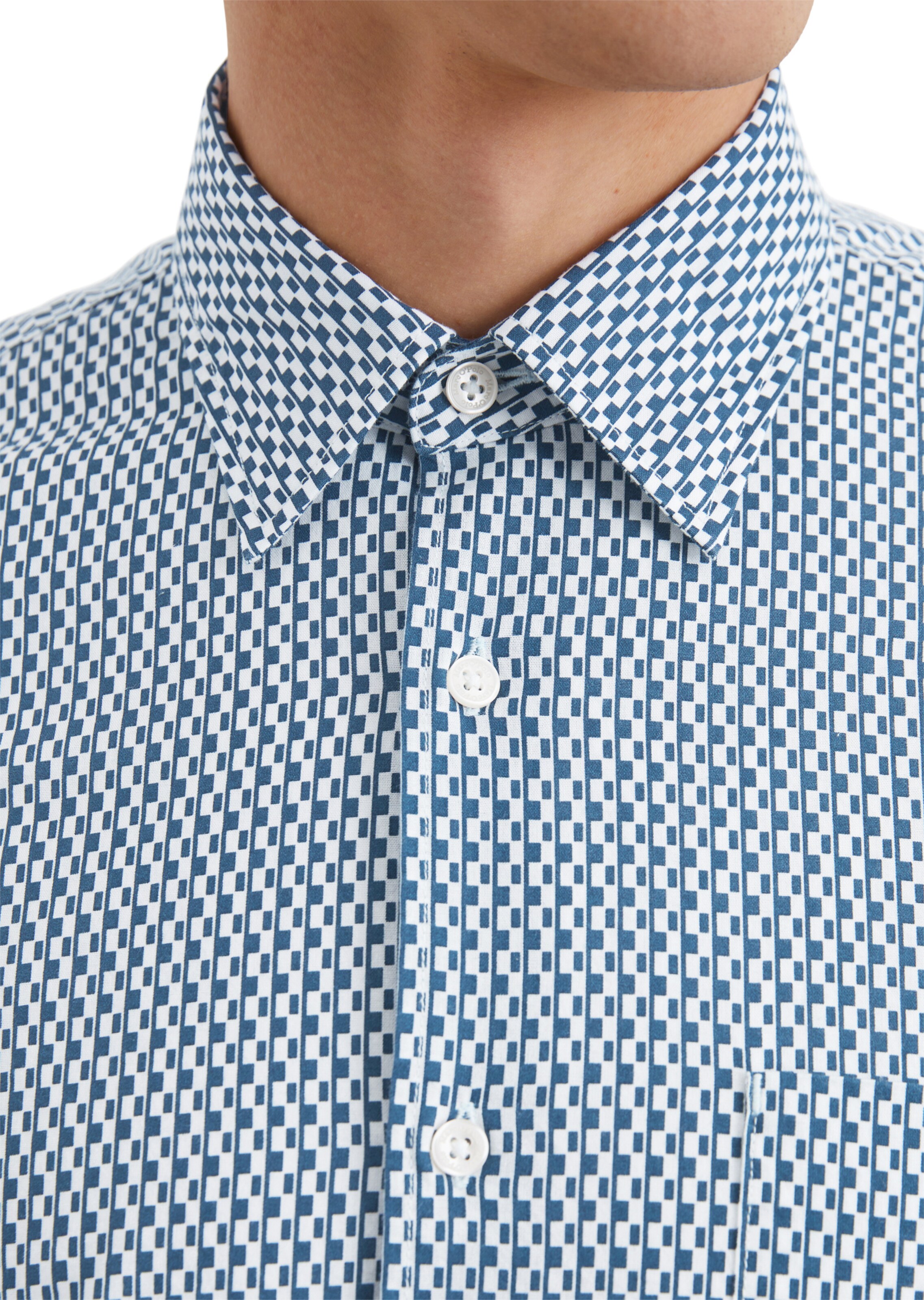 Marc O'Polo Regular Fit Hemd in Blau