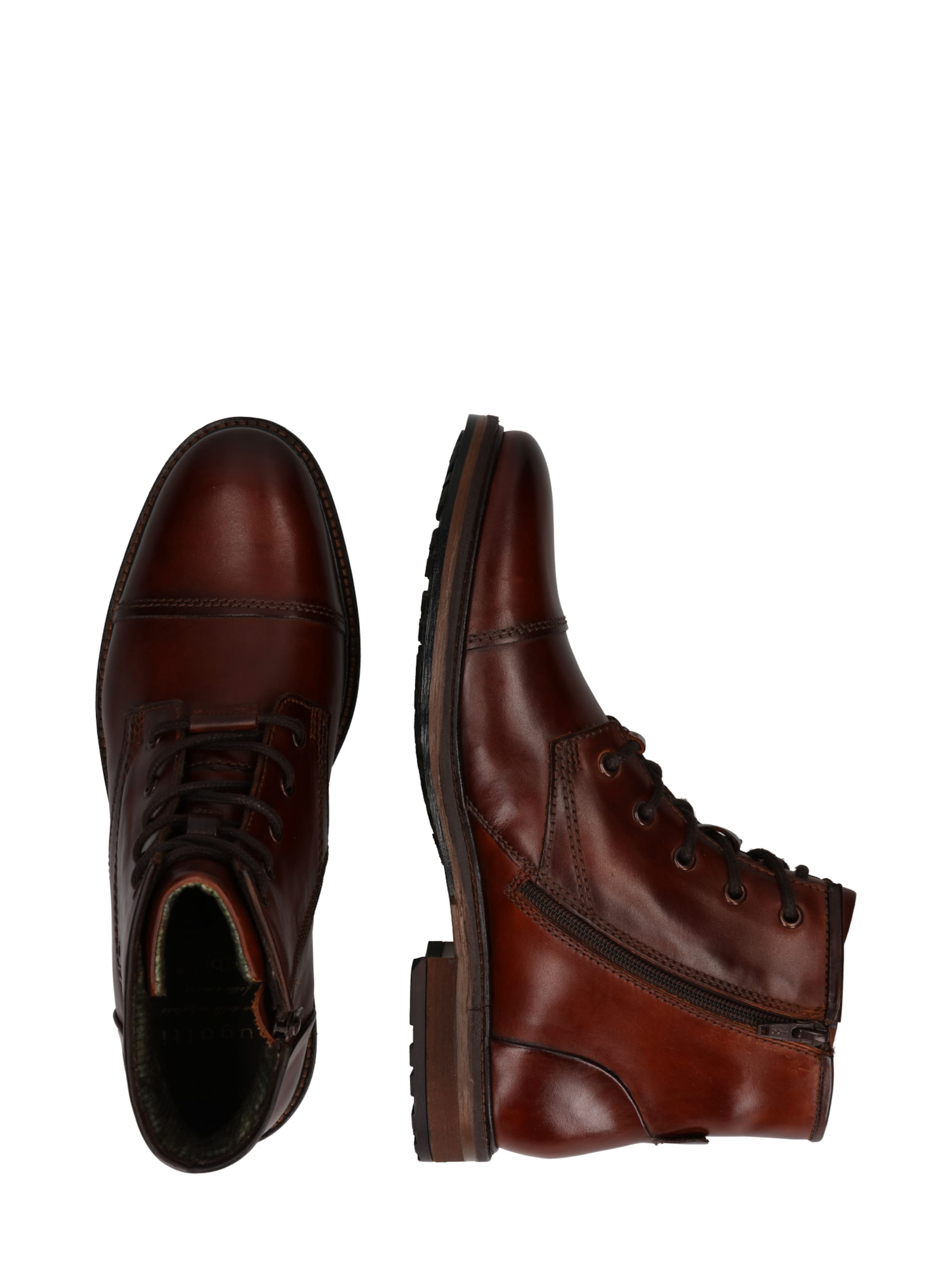 bugatti Gležnarji z vezalkami 'Marcello I' | rjava barva