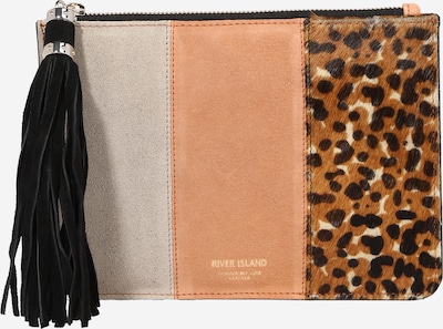 River Island Pismo torbica u smeđa / siva / koraljna / crna, Pregled proizvoda