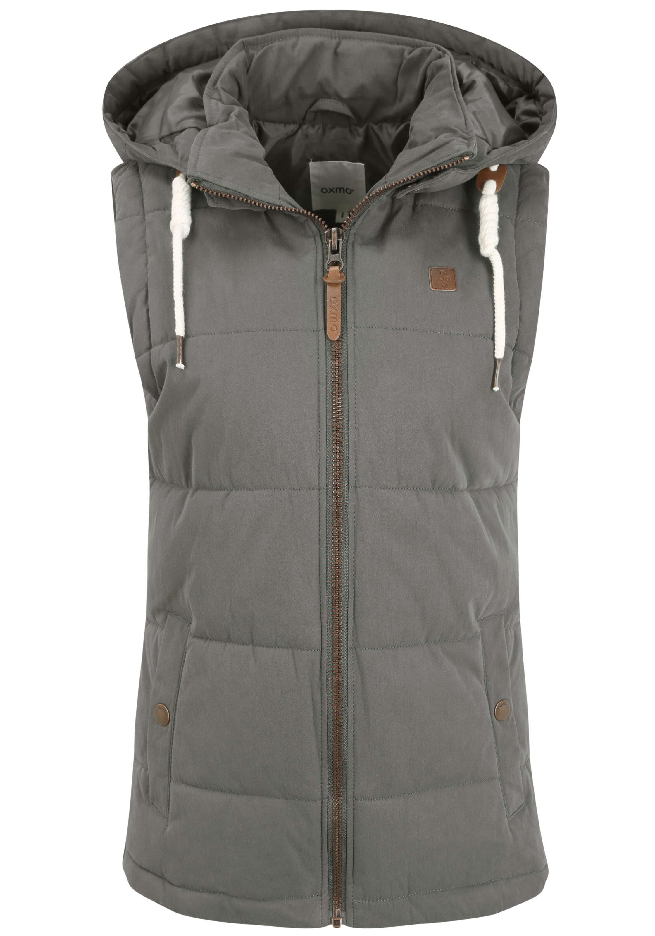 Gilet ' Lew' di Oxmo in grigio: frontale