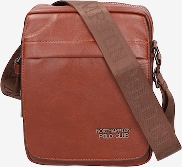 Sac à bandoulière Northampton Polo Club en marron : devant