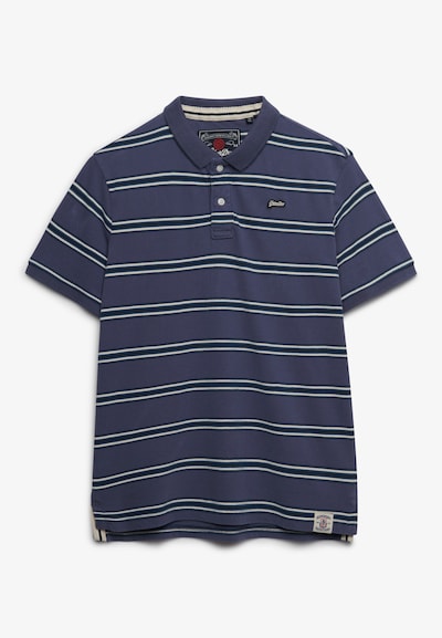 Superdry & Co Shirt in L in de kleur Marine / Saffier / Wit, Productweergave