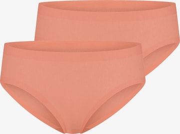 Slip ' Invisible Cotton ' SCHIESSER en orange : devant