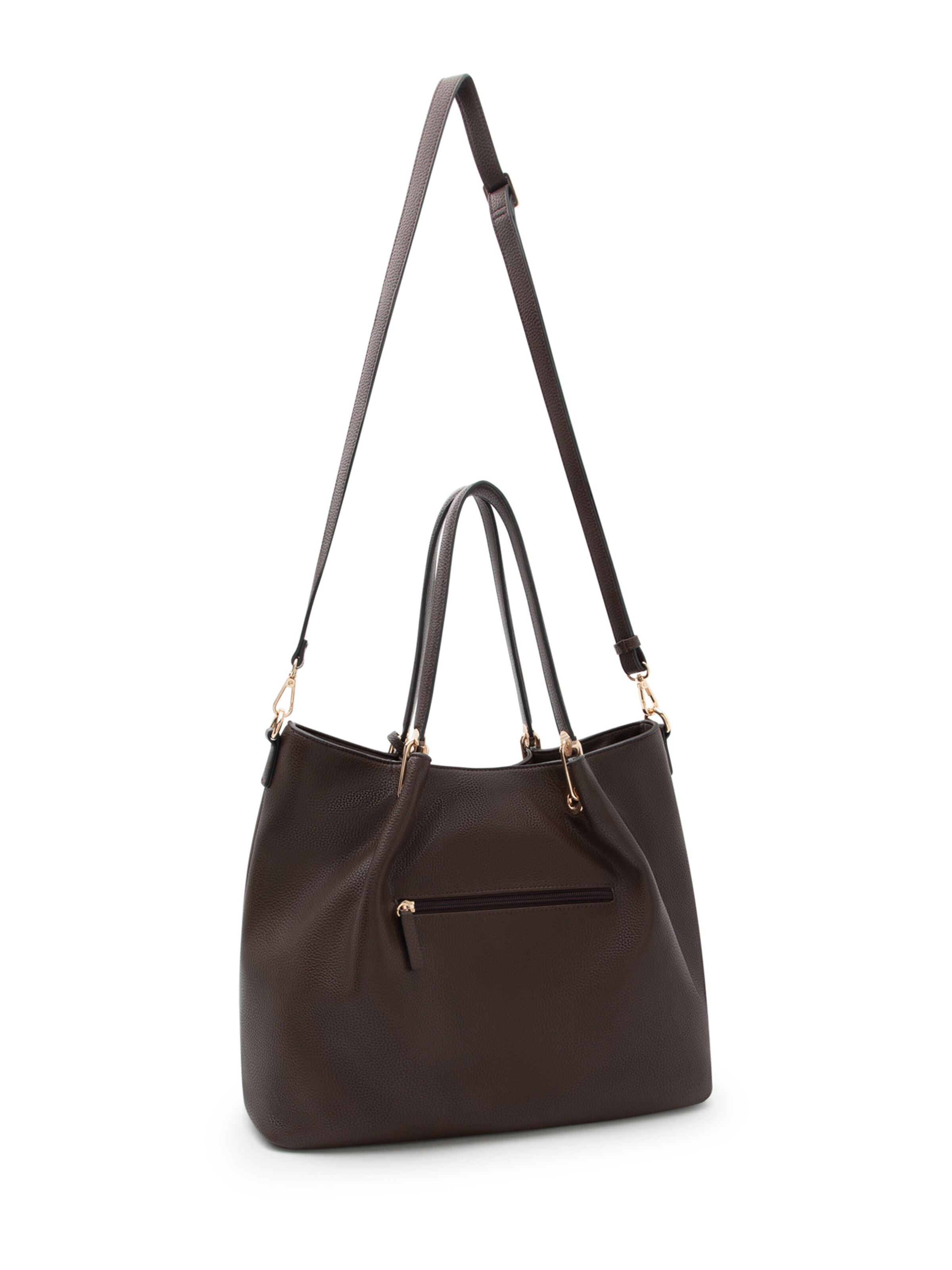 L.CREDI Μεγάλη τσάντα 'Ebony' σε καφέ