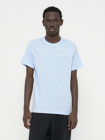 Nike Sportswear Rovný strih Tričko 'CLUB' - Modrá: predná strana