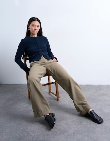 TOPSHOP Πλεκτή ζακέτα 'SIA' σε μπλε