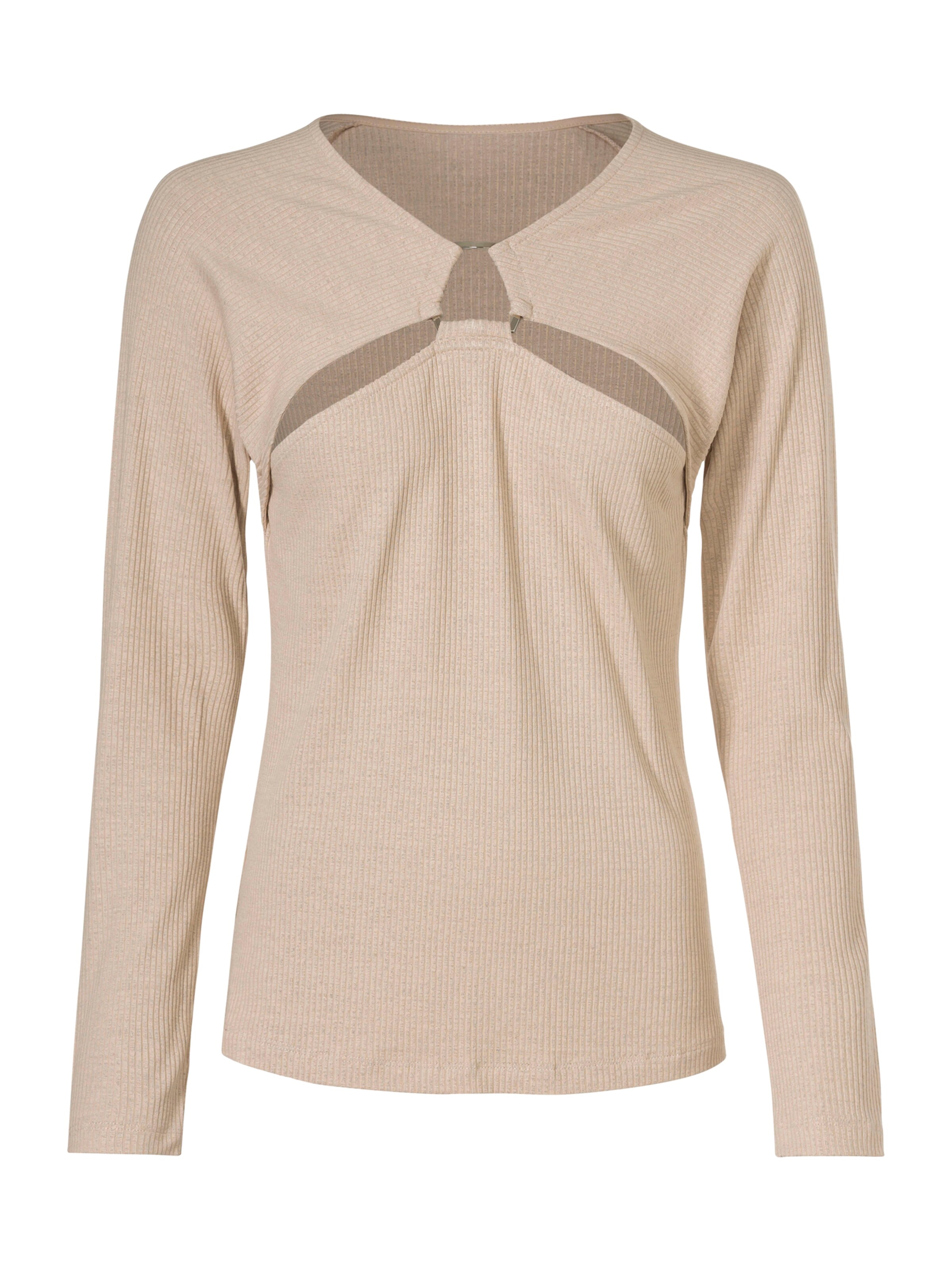 heine T-shirt i beige: framsida