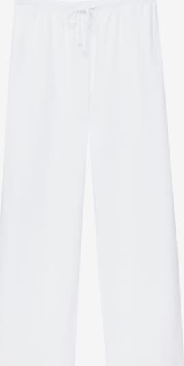 Pantaloni Pull&Bear pe alb, Vizualizare produs