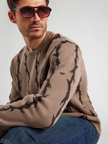 Pulover 'Creeper' de la VANS pe maro