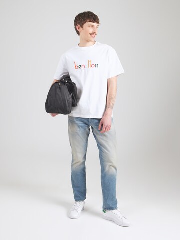 balts UNITED COLORS OF BENETTON T-Krekls