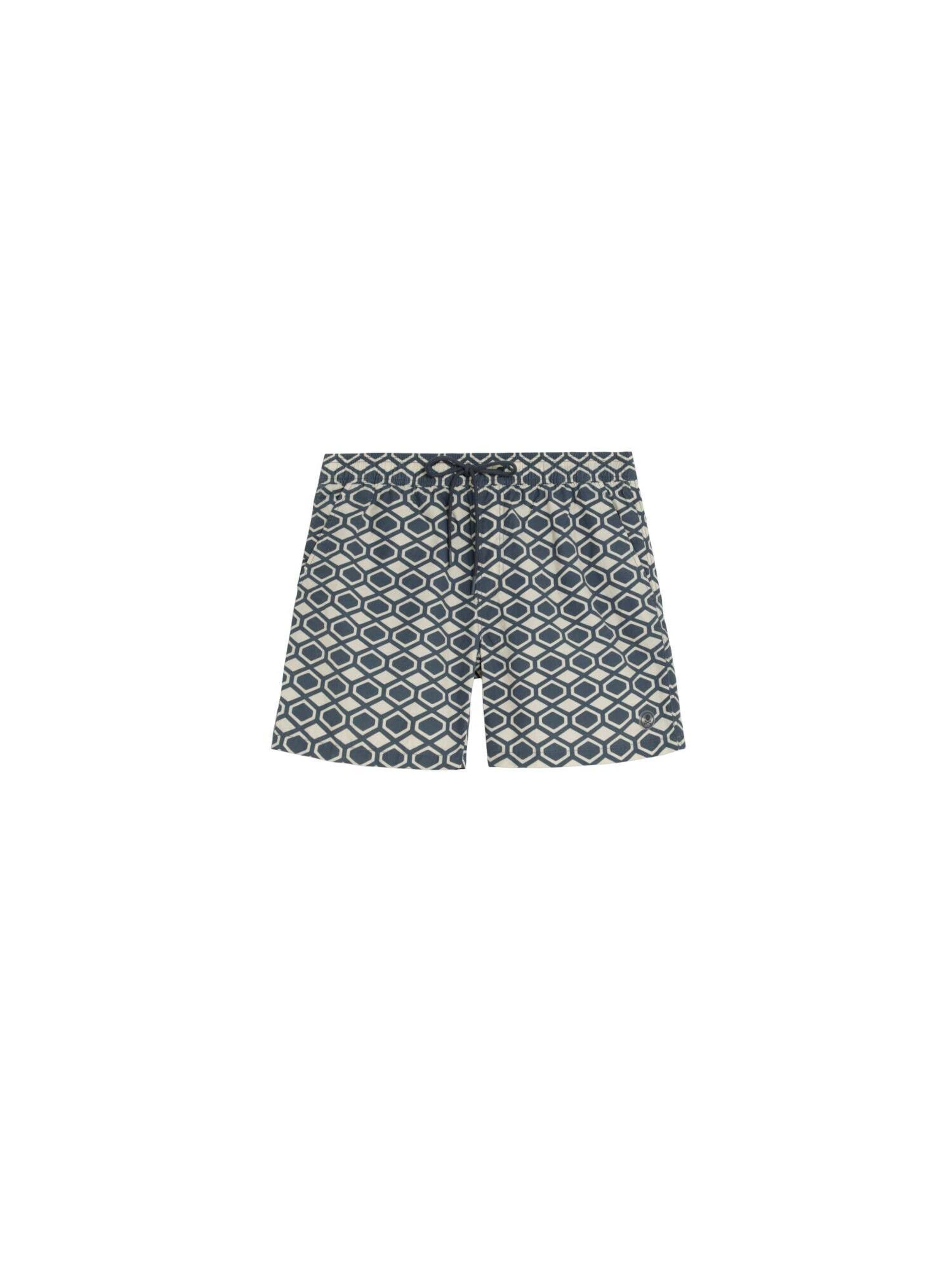 Scalpers Indigo Geometric Swimsuit ' ' in Blau: Vorderseite