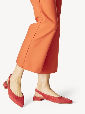 TAMARIS Slingpumps in Rot: predná strana