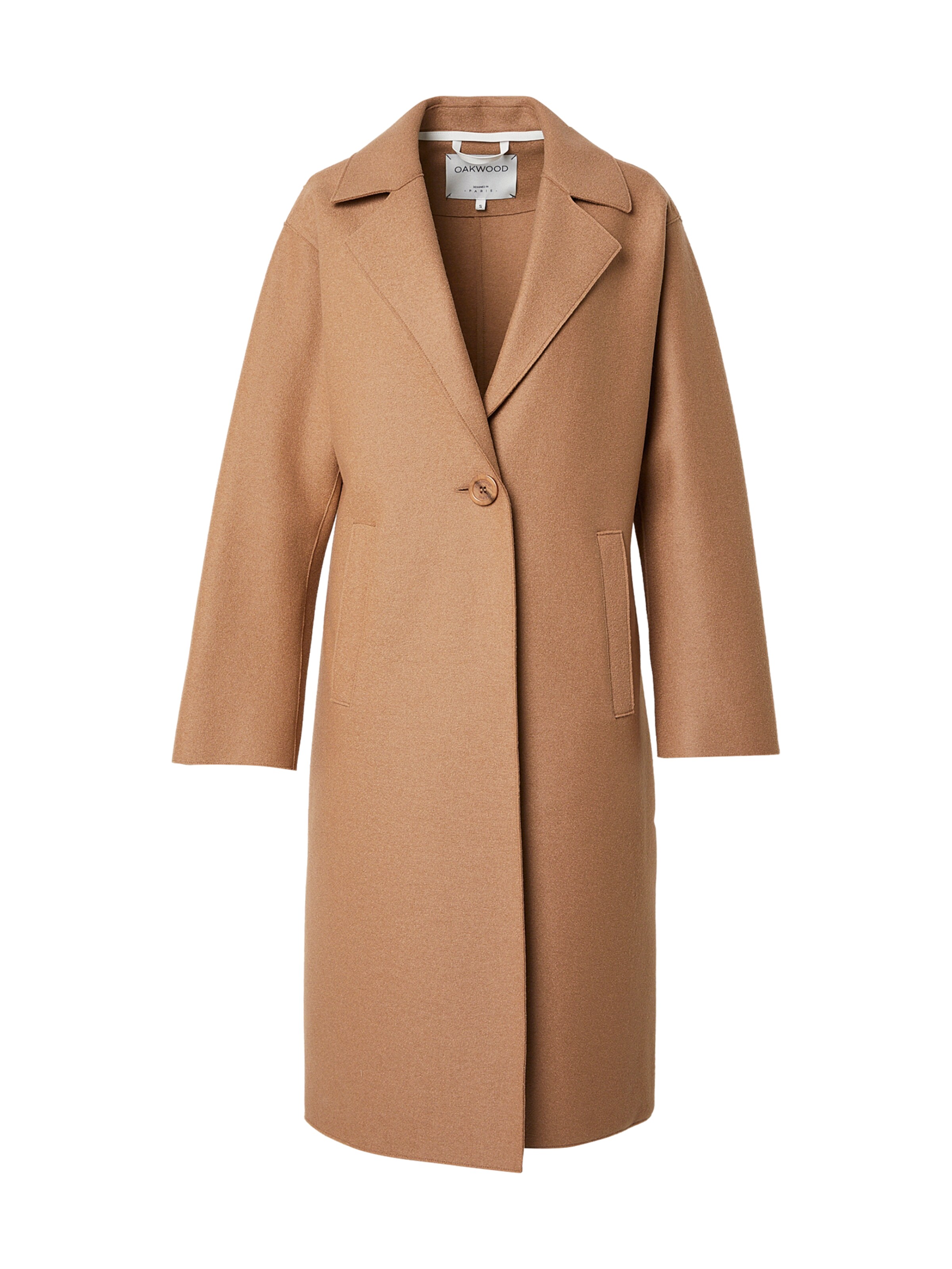 Manteau mi-saison OAKWOOD en marron : devant