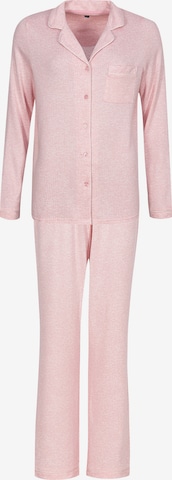 Loungeable Pyjama 'Marl' in Pink: Vorderseite