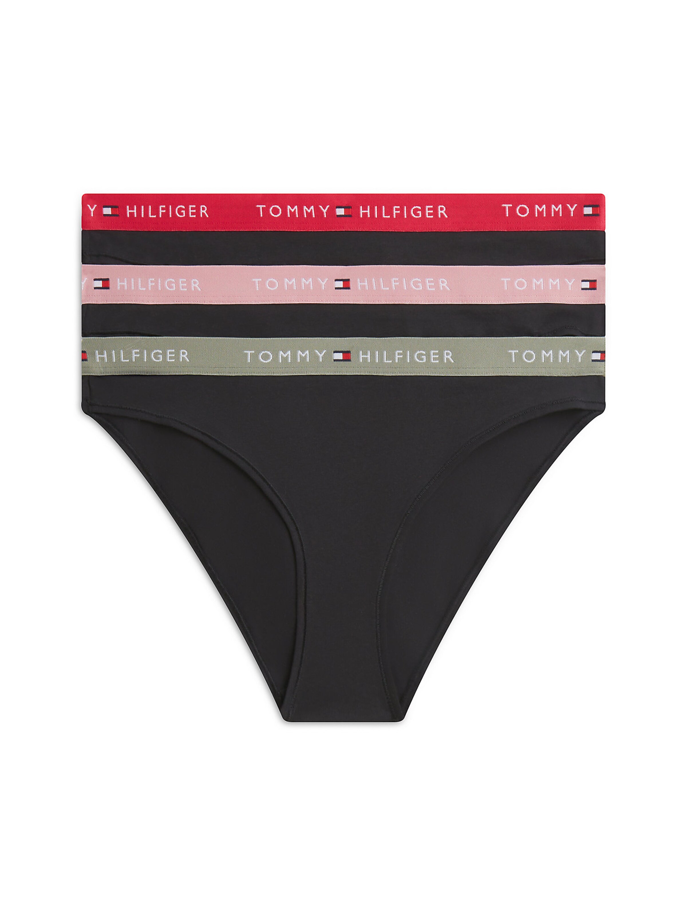 Tommy Hilfiger Underwear Panty 'Essential' in XS in Light green / Rose / Red / Black, Item view