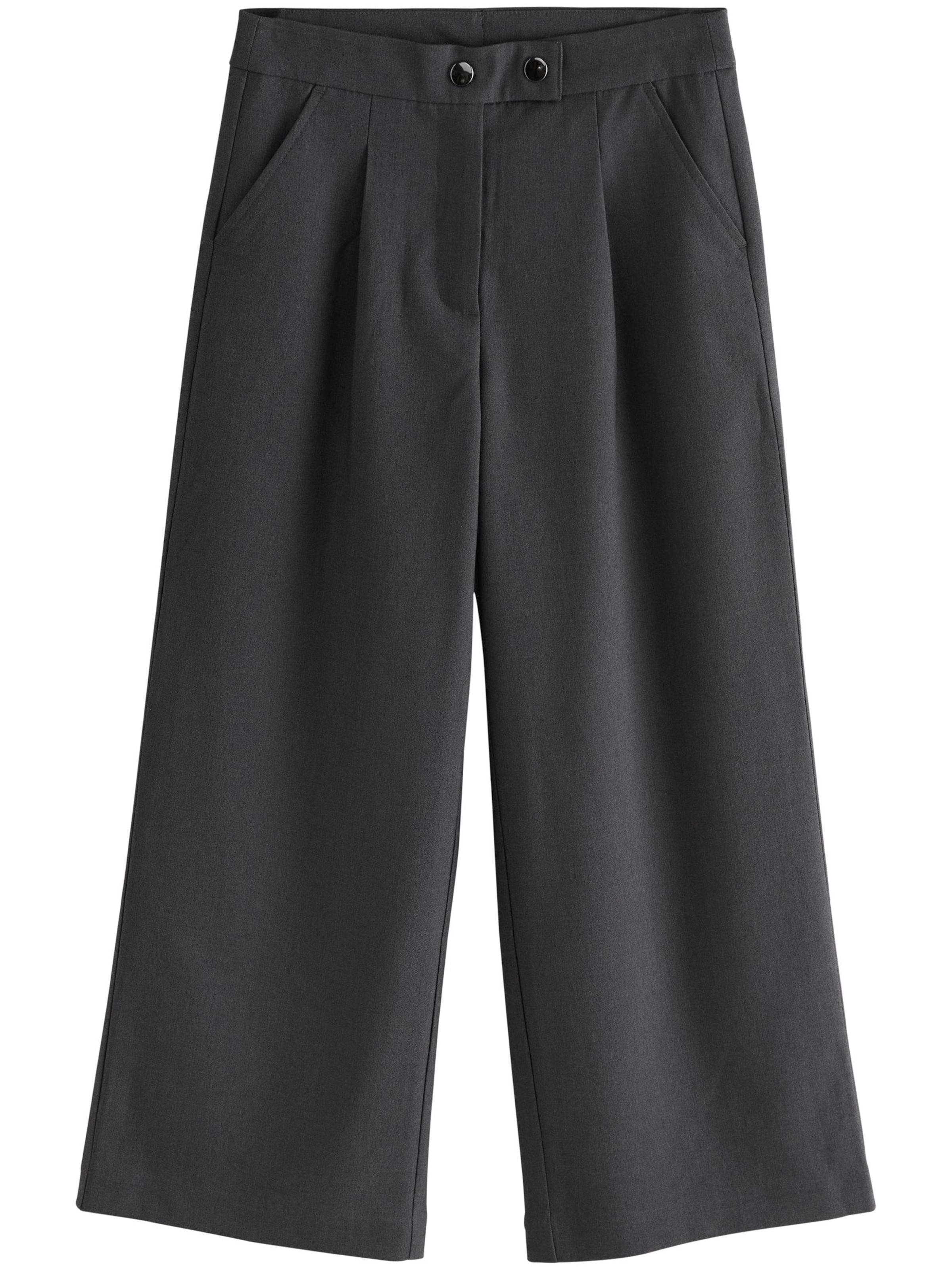 Next Levenevä Housut värissä harmaa: etupuoli