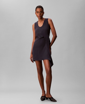 Calvin Klein Jurk in Blauw: voorkant