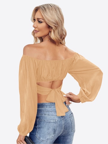 Camicia da donna di Imily Bela in arancione