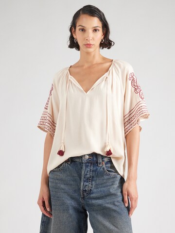 Chemisier 'JDYRISSO' JDY en beige : devant