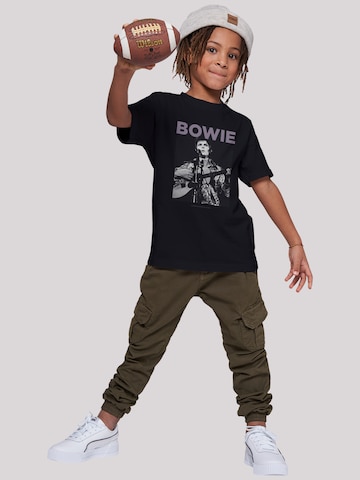 F4NT4STIC Shirt 'David Bowie Rock Poster' in Schwarz