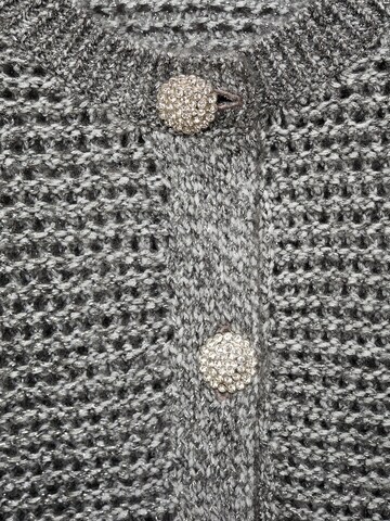 MANGO Strickjacke 'Wolf' in Grau