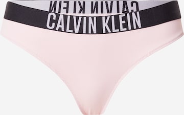 Calvin Klein Swimwear Bikini bottom in Pink: front