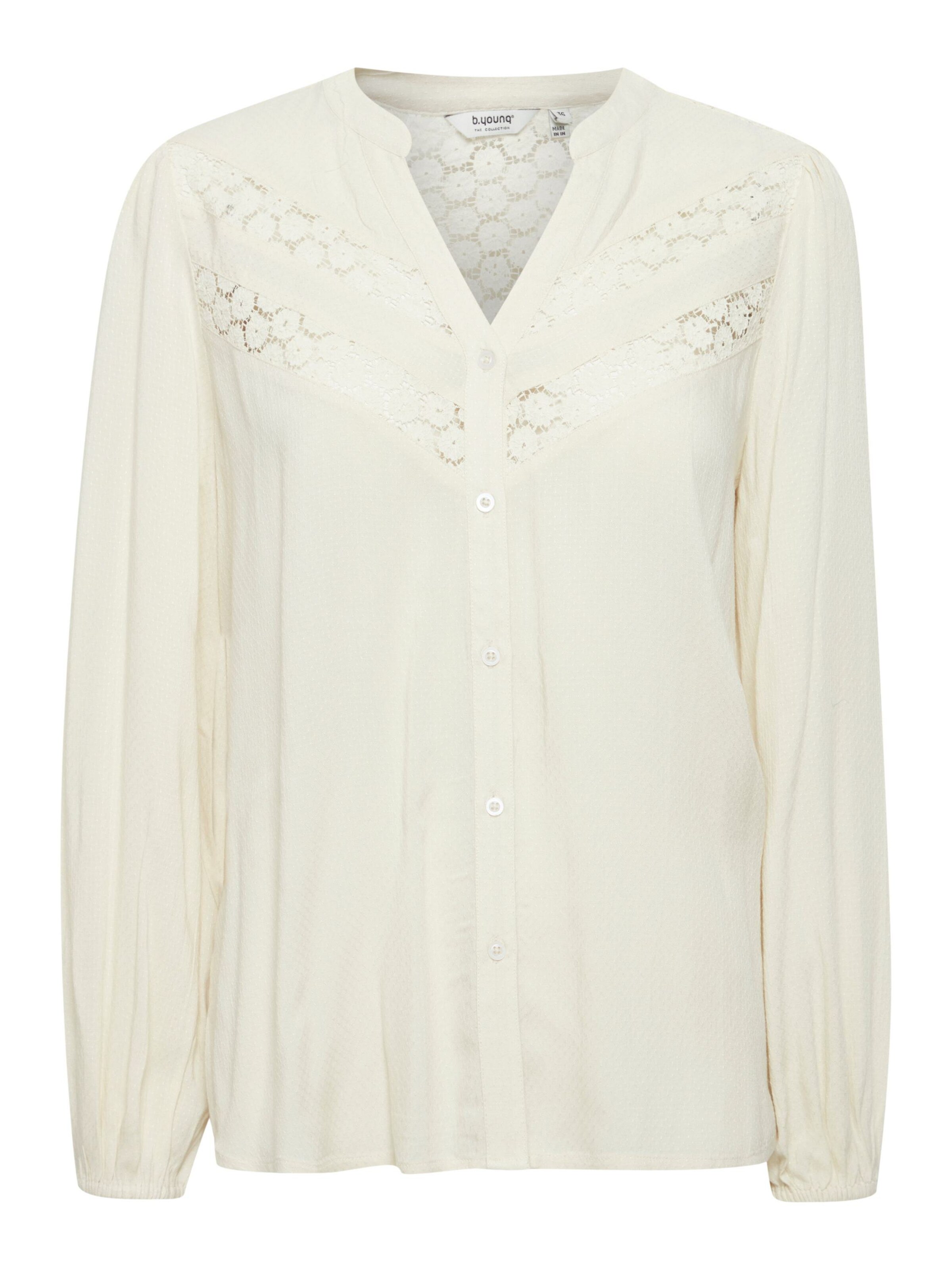b.young Bluse 'Habine ' in Beige: Vorderseite