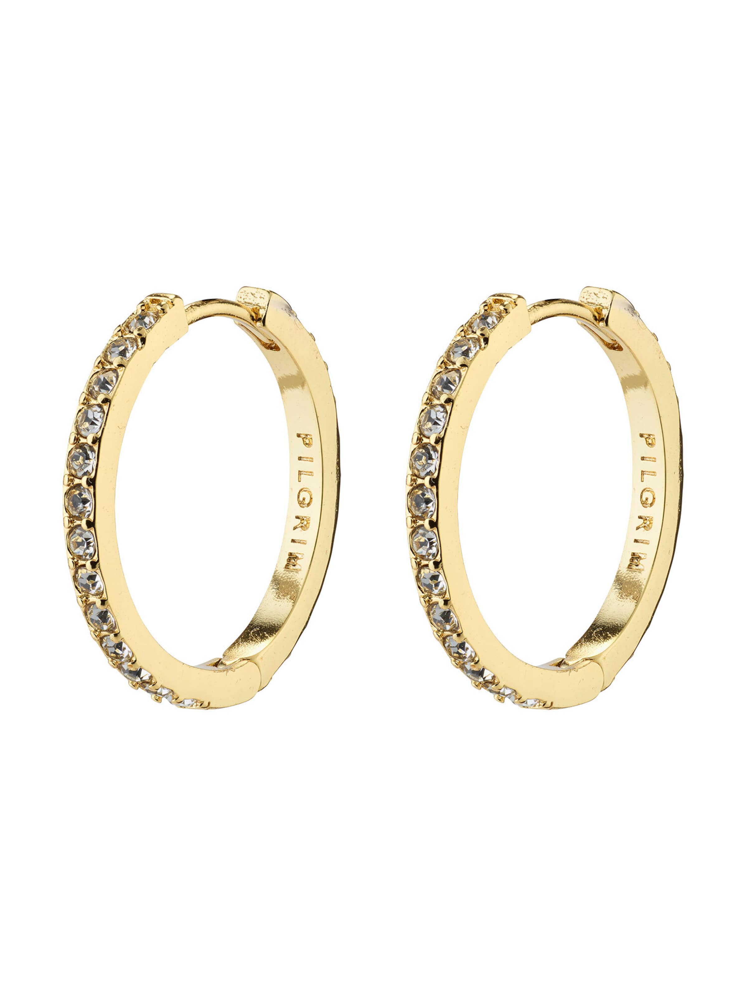 Cercei 'Ebna' de la Pilgrim pe auriu: față