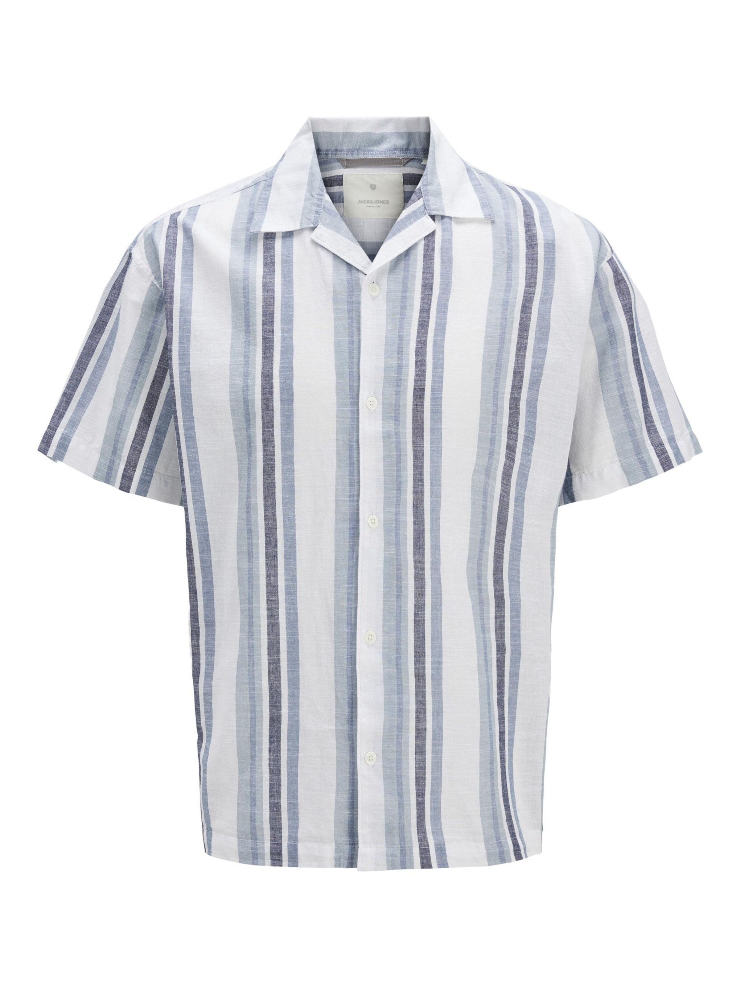 Jack & Jones Plus Comfort Fit Hemd in Blau: Vorderseite