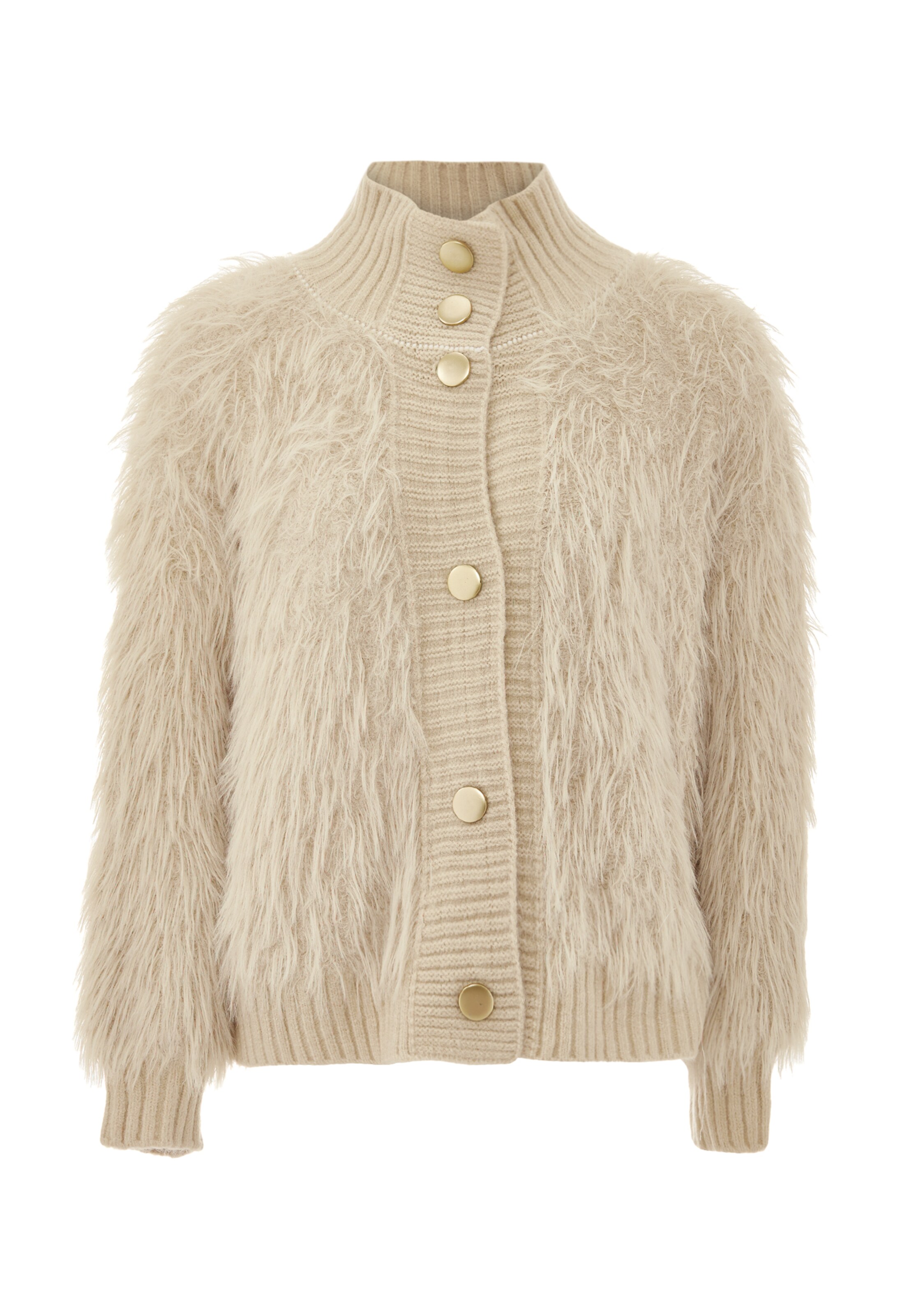 caspio Strickjacke in Beige: Vorderseite