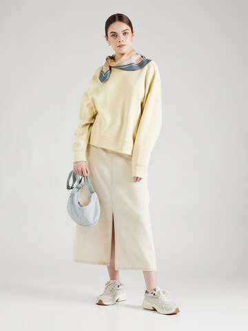 MSCH COPENHAGEN Sweatshirt 'Dalvina' in Yellow