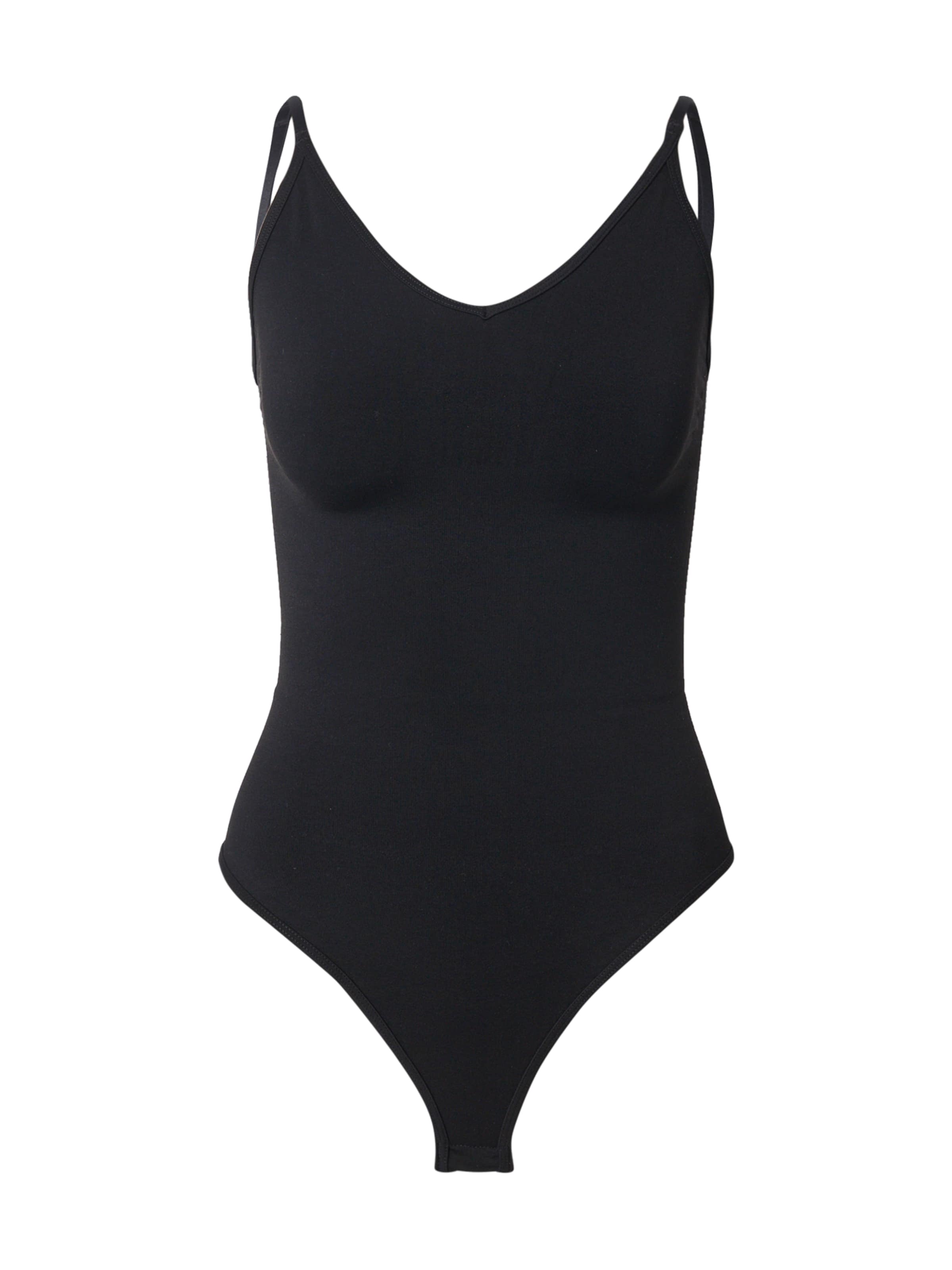 SPANX Korrigeeriv bodi, värv must: eest vaates