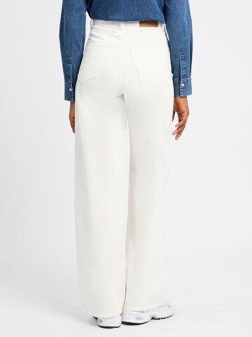 Samsøe Samsøe Wide leg Jeans 'Sarebecca' in Wit