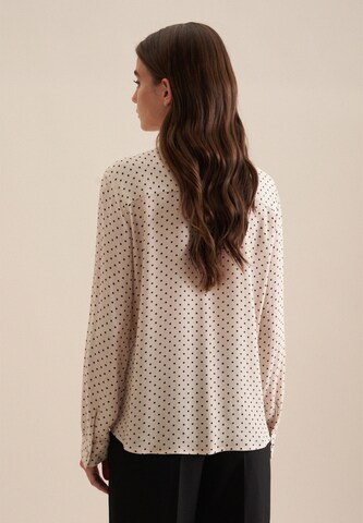 SEIDENSTICKER Blouse ' Schwarze Rose ' in Beige