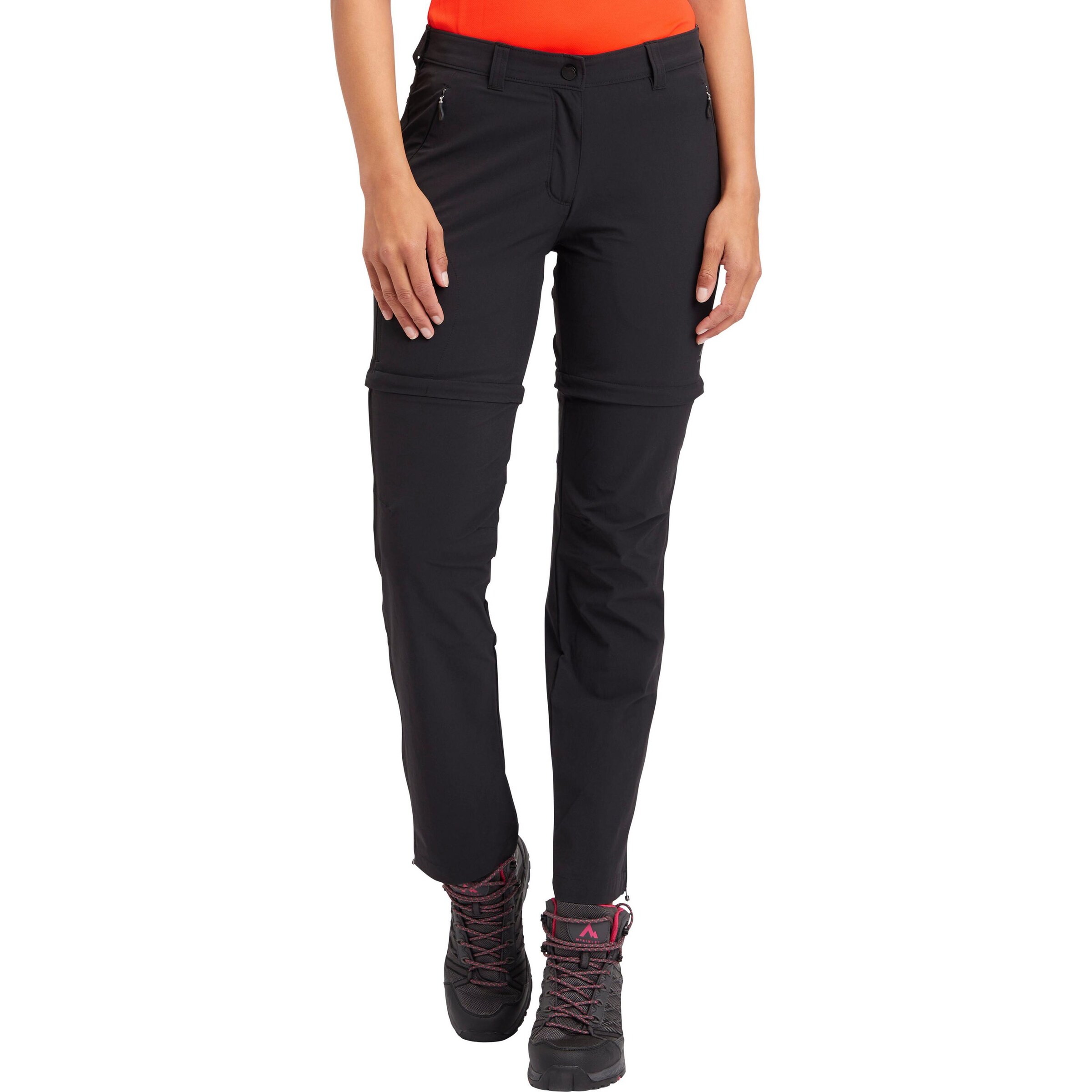 MCKINLEY Regular Outdoor Pants 'Malloy II' in Black: front