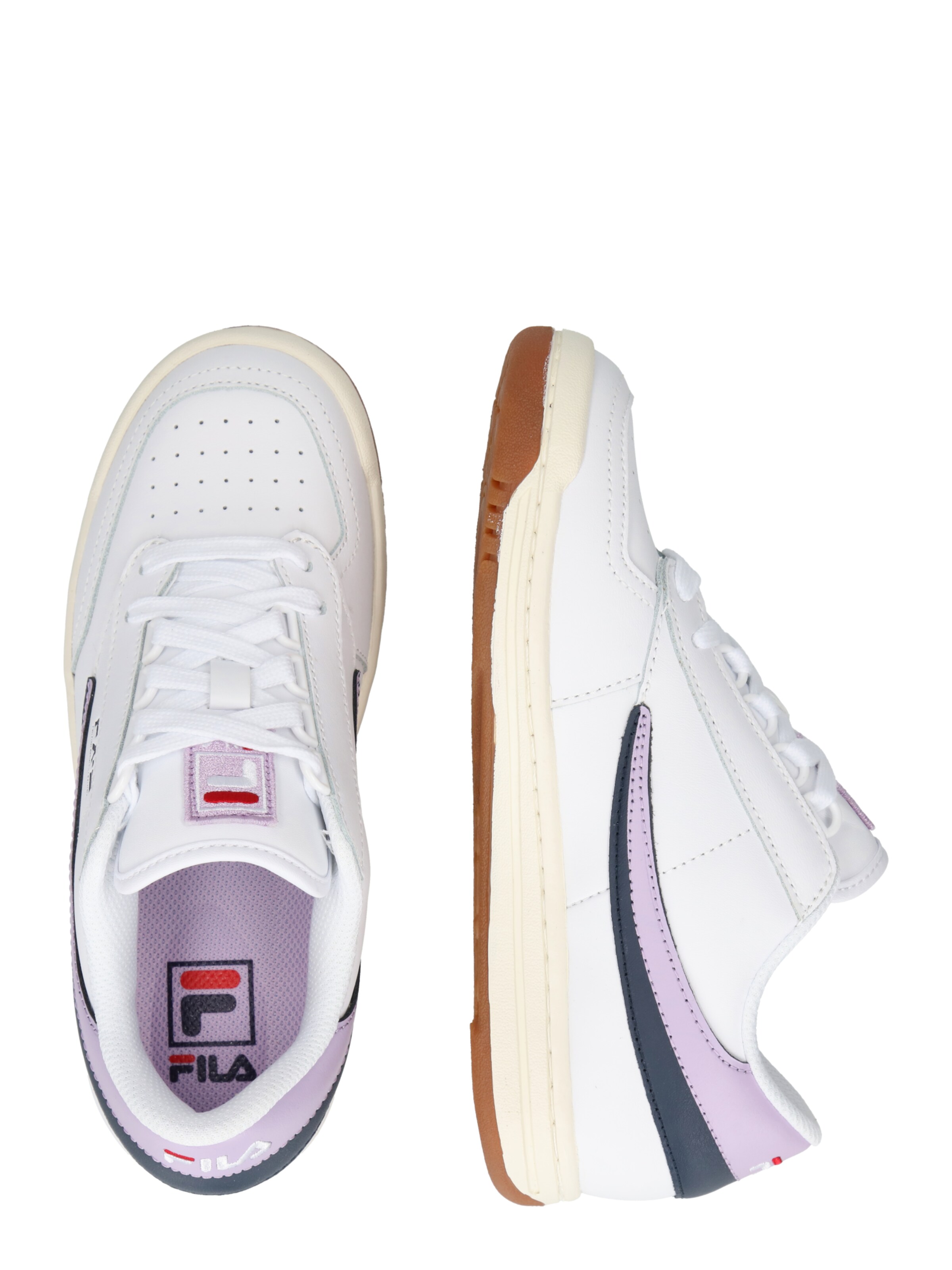FILA Platform trainers in White