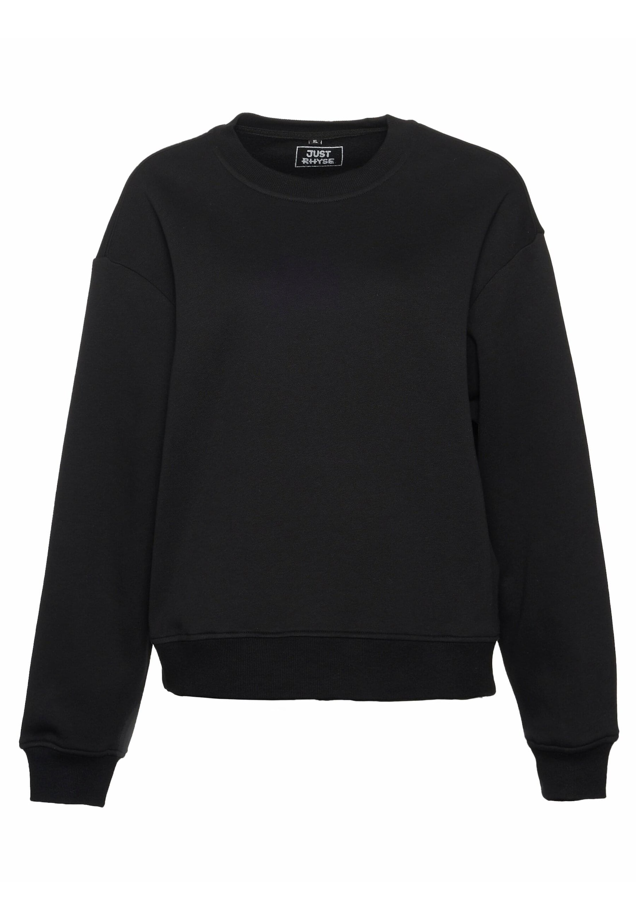 Just Rhyse Sweatshirt 'Motel' in Black: front