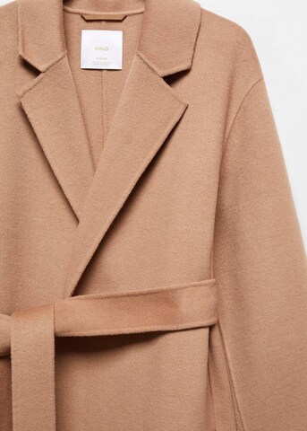 MANGO Between-Seasons Coat 'Batin' in Brown