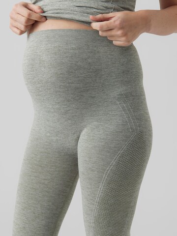 MAMALICIOUS Skinny Leggings 'Vada' in Grey