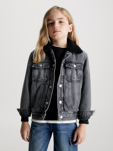 Veste mi-saison Calvin Klein Jeans en gris : devant