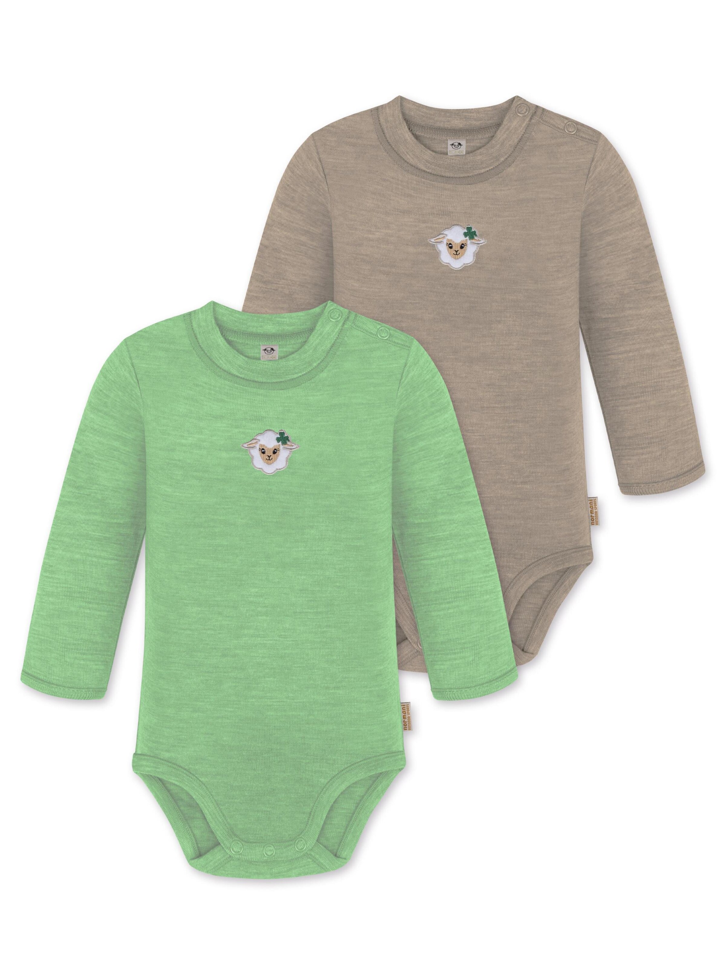 Barboteuse / body 'Tuai' normani en marron : devant