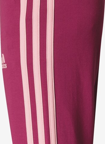 ADIDAS SPORTSWEAR Skinny Sportovní kalhoty – červená