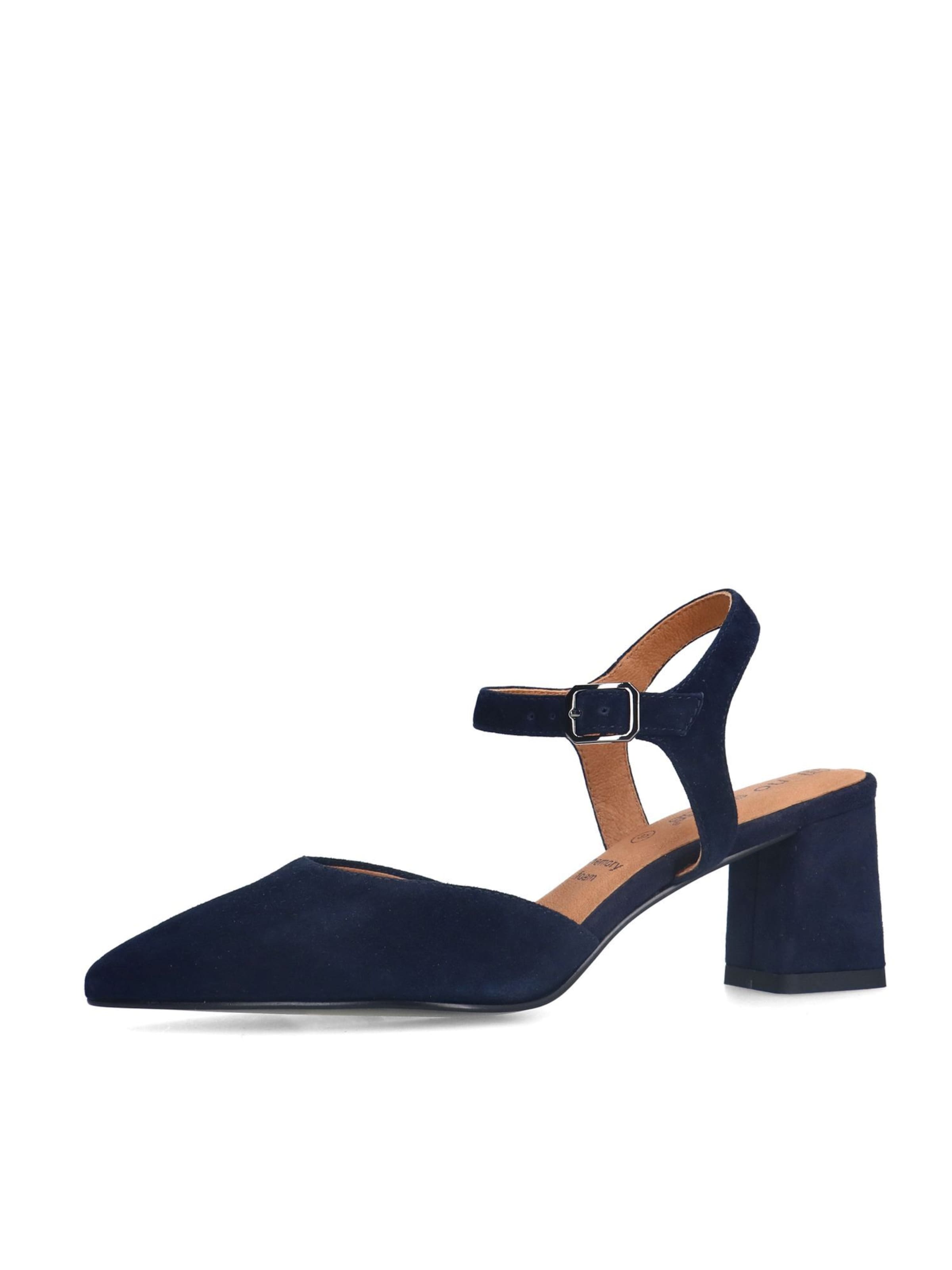 Escarpins à bride arrière MANFIELD en bleu : devant