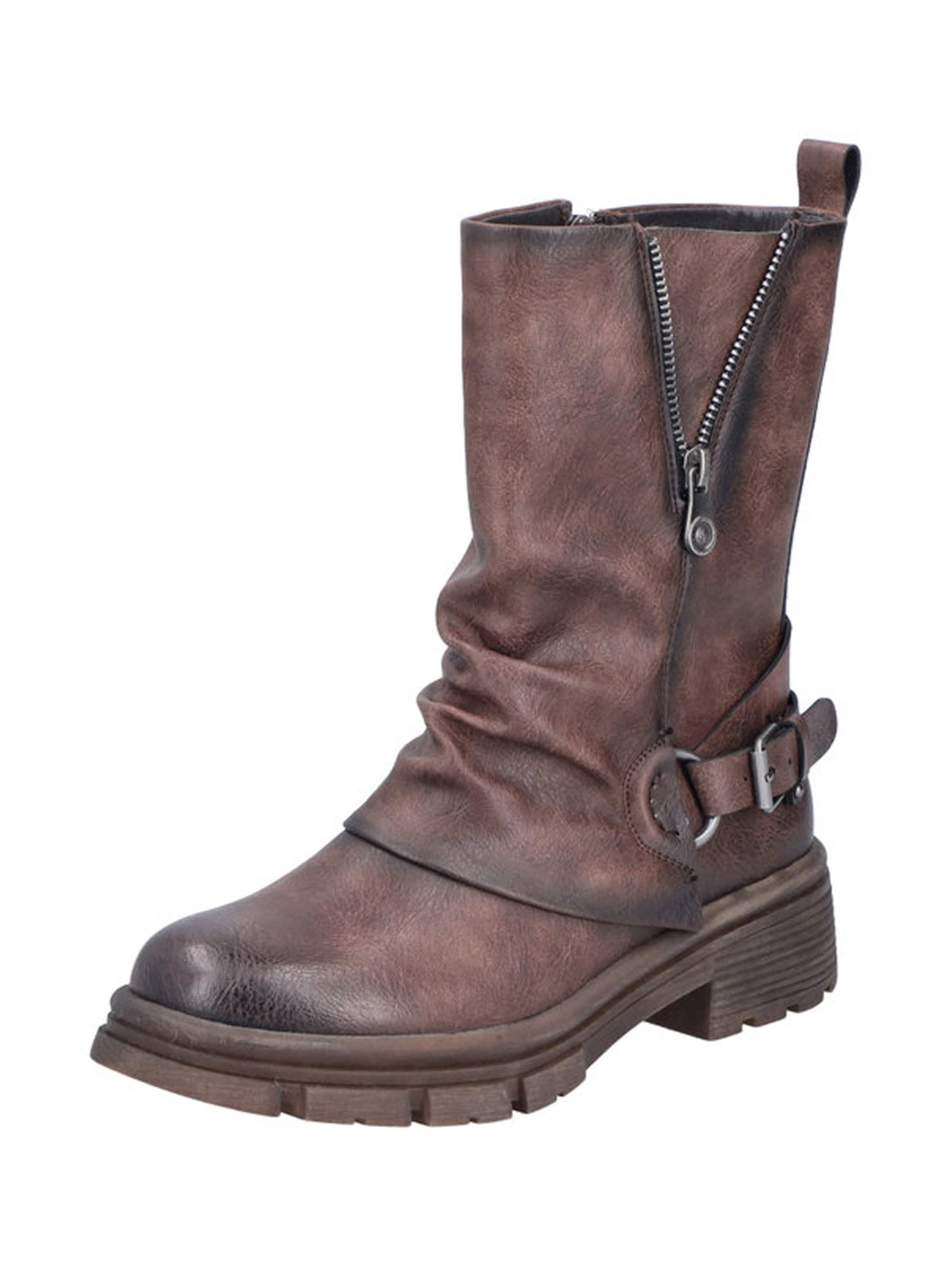 Bottines Rieker en marron : devant