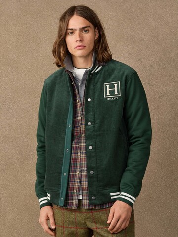 Giacca di felpa 'Heritage H Varsity' di Hackett London in verde: frontale
