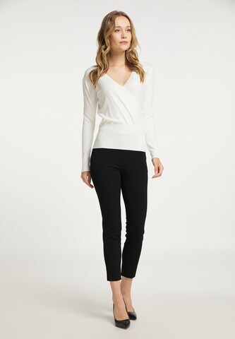 Pull-over DreiMaster Klassik en blanc
