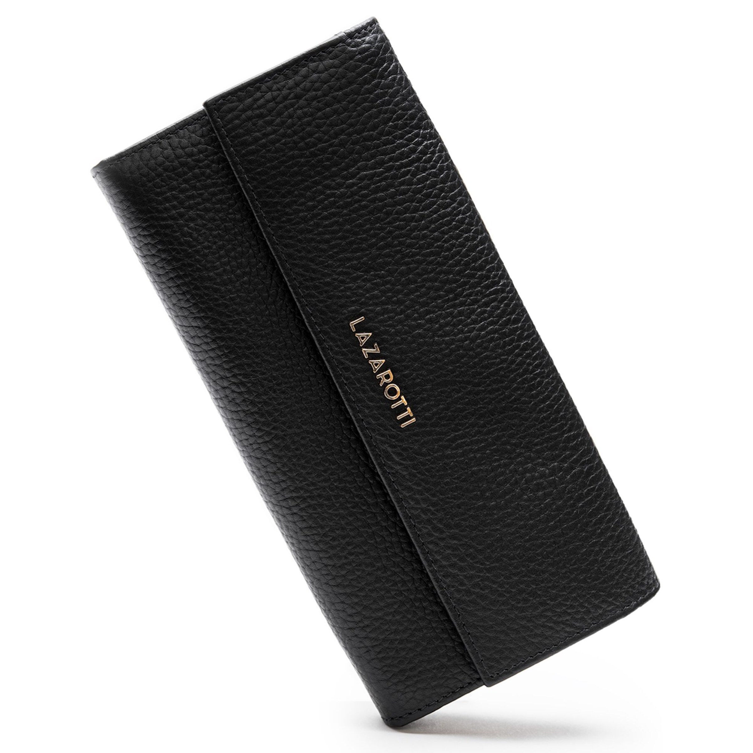 Portamonete 'Bologna' di Lazarotti in nero